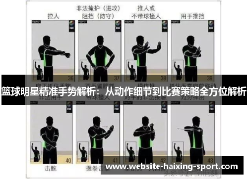 篮球明星精准手势解析：从动作细节到比赛策略全方位解析